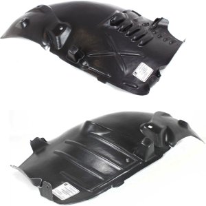 Front Fender Liner for Mercedes S-Class 2003-2006 Right (Passenger) & Left (Driver), Front Section, AWD - Replacement Pair/Set
