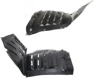Front Fender Liner for Mazda RX-8 2009-2011, Right (Passenger) and Left (Driver) Front Section, Replacement Pair/Set