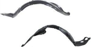 Front Fender Liner Pair/Set for 2006-2008 Mazda 6, Includes Right (Passenger) and Left (Driver) Liners, Replacement
