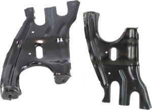 Steel Radiator Support Pair/Set for Mercedes-Benz C-Class (2001-2007) / CLK-Class (2003-2009), Center, Right (Passenger) and Left (Driver) Replacement