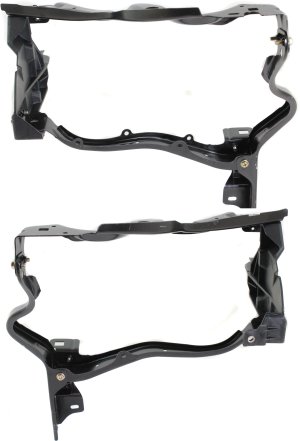 Radiator Support Pair/Set for Mercedes-Benz E-Class 2010-2013, Right (Passenger) and Left (Driver) Sides, Replacement
