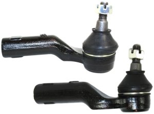 Front Tie Rod Pair/Set for Mazda Mazda 3 (2004-2013) and Mazda 5 (2006-2017), Right (Passenger) and Left (Driver), Outer, Replacement