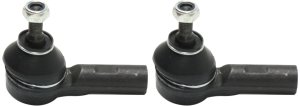 Front Tie Rod Pair/Set for Mitsubishi Lancer 2003-2017, Outlander 2007-2020, Right (Passenger) and Left (Driver) Outer Set, Replacement