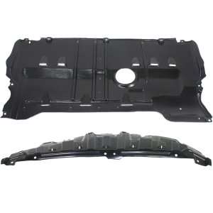 Engine Splash Shield Under Cover Set for Mazda Mazda 3 2004-2009, Front and Rear Replacement
