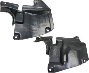Front Fender Liner Pair/Set for Mazda 3 (2014-2018) and Mazda 6 (2014-2017), Right (Passenger) and Left (Driver), Rear Section, No.2, Built in Japan, Replacement
