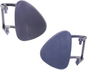 Pair/Set - Headlight Washer Cover for Mercedes-Benz E-Class 2007-2009, Right (Passenger) and Left (Driver), Paint to Match, Sedan/Wagon Set, Replacement