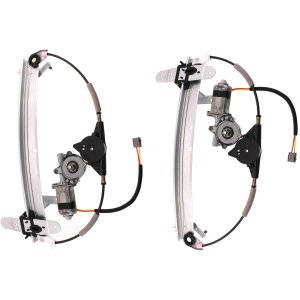 Power Rear Window Regulator with Motor Pair/Set for Ford Crown Victoria, Grand Marquis (1992-2011), Marauder (2003-2004), Right (Passenger) and Left (Driver) Replacement