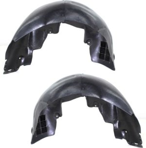 Rear Fender Liner Pair/Set for Mercedes Benz E-Class Wagon 2004-2009, Right (Passenger) and Left (Driver) Skirt, Wheelhouse, Replacement