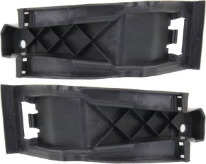 Rear Bumper Bracket Pair/Set for 2012-2015 Mercedes-Benz C-Class Coupe/Sedan, Sport Package Compatible, Right (Passenger) and Left (Driver) Side, Plastic Replacement