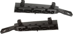 Front Bumper Bracket Pair/Set for Nissan Versa 2007-2012, Right (Passenger) and Left (Driver) Side, Plastic, Compatible with Hatchback/(Sedan 2007-2011), Replacement