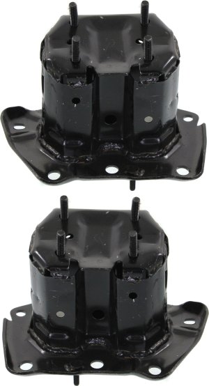 Pair/Set - Front Bumper Bracket for Nissan Altima 2013-2018/Maxima 2016-2023, Right (Passenger) and Left (Driver), 2-Piece Set, Steel, Mounting Stay, Sedan, Replacement