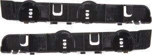 Front Bumper Bracket Pair/Set for 2007-2012 Nissan Altima, Right (Passenger) and Left (Driver) Side, Sedan - Replacement