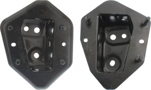 Front Bumper Bracket Pair/Set for Nissan Versa 2012-2019, Steel Side Bracket, Right (Passenger) and Left (Driver), Sedan, Replacement