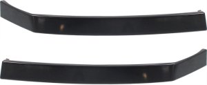 Front Bumper Filler Pair/Set for Nissan Armada 2004-2008, Titan 2004-2015 and QX56 2004-2010, Right (Passenger) and Left (Driver), Textured Black Replacement Set
