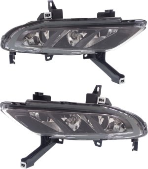 Front Fog Light Assembly for Nissan Maxima 2016-2018, Halogen, Right (Passenger) and Left (Driver), Replacement Pair/Set