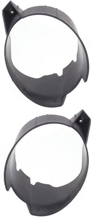 Fog Light Bracket Pair/Set for Nissan Sentra 2007-2012, Right (Passenger) and Left (Driver), Compatible with Base, S, and SL Models, Replacement