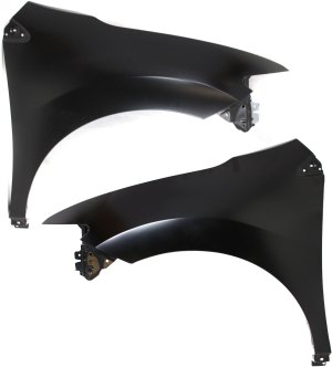 Front Fender for Nissan Murano 2009-2014, Primed (Ready to Paint) Steel, Right (Passenger) and Left (Driver) Replacement Pair/Set