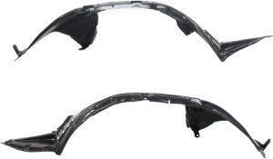 Front Fender Liner Pair/Set for Nissan Maxima 2009-2014, Right (Passenger) and Left (Driver) Replacement
