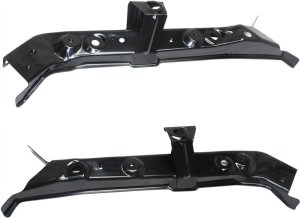 Radiator Support Upper Tie Bar Pair/Set for Nissan Rogue 2014-2020, Right (Passenger) and Left (Driver), Pair/Set of 2, Steel, Korea Built 2015-2018/USA Built, Replacement