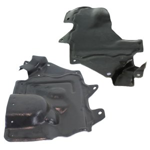Engine Splash Shield Under Cover Pair/Set for Nissan Sentra 2007-2012, Right (Passenger) and Left (Driver) Side, Replacement