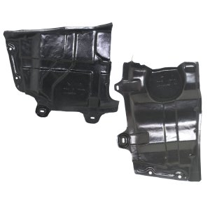 Engine Splash Shield Pair/Set for Nissan Altima 2002-2006, Maxima 2004-2008, Under Cover, Right (Passenger) and Left (Driver), Replacement