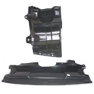 Engine Splash Shield Set for Nissan Altima 2002-2006 and Maxima 2004-2008, Replacement Set