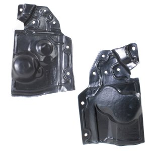 Engine Splash Shield Pair/Set for Nissan Rogue 2008-2012, Under Cover, Right (Passenger) and Left (Driver), Fits up to 2005-2012, Replacement