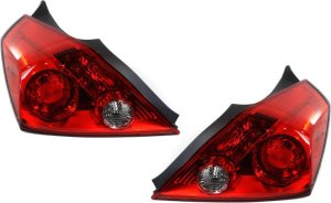Tail Light Assembly for Nissan Altima 2008-2013, Halogen, Pair/Set of 2, Right (Passenger) and Left (Driver), Replacement