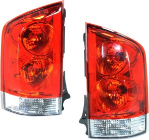 Tail Light Assembly Pair/Set for Nissan Armada 2005-2015, Right (Passenger) & Left (Driver) Replacement, From 1-2005