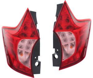 Tail Light Assembly for Nissan Versa Note 2014-2019, Right (Passenger) and Left (Driver), Halogen, Replacement Pair/Set