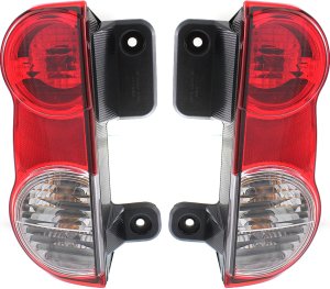 Tail Light Assembly for Nissan NV200 2013-2021, Right (Passenger) and Left (Driver) Sides, Halogen, Replacement Pair/Set