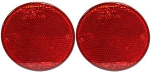 Rear Bumper Reflector Light Pair/Set for Nissan Juke 2015-2017, Right (Passenger) and Left (Driver), Compatible with S/SL/SV Models - Replacement