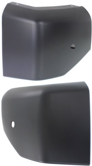 Rear Bumper End Pair/Set for Nissan Pathfinder 2004, Armada 2005-2007, Right (Passenger) and Left (Driver), with Park Distance Sensors, Replacement