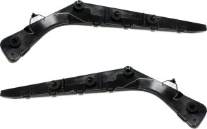Rear Bumper Bracket Stay Plastic Pair/Set for Nissan Sentra 2007-2012, Right (Passenger) and Left (Driver), Replacement
