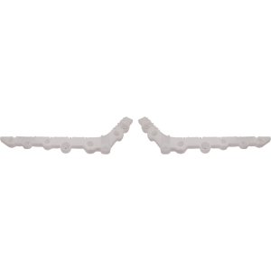 Rear Bumper Bracket Pair/Set for 2013-2015 Nissan Altima Sedan, Right (Passenger) and Left (Driver) Side, Plastic, Replacement