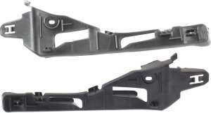 Front Bumper Retainer Pair/Set for Porsche Cayenne 2011-2014, Right (Passenger) and Left (Driver) Cover Location Guide, Plastic Replacement