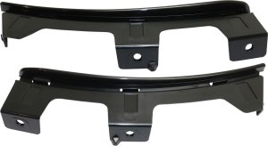 Rear Bumper Filler Pair/Set for Porsche Macan 2015-2022, Right (Passenger) and Left (Driver), Wheelhouse Cover, Plastic, Replacement