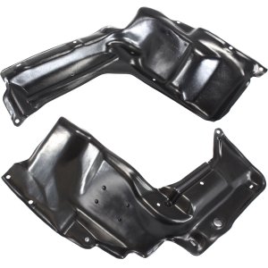 Engine Splash Shield Pair/Set for Pontiac Vibe 2003-2008, Under Cover, Right (Passenger) and Left (Driver), Automatic Transmission, Base Model Replacement
