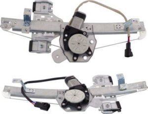 Rear Window Regulator Pair/Set for Chevrolet Caprice (2011-2017), Pontiac G8 (2008-2009), Chevrolet SS (2014-2017), Left (Driver) and Right (Passenger), Power, w/ Motor Replacement