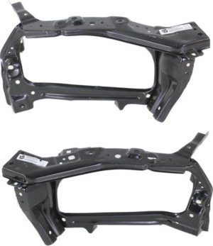 Headlight Mounting Panel Bracket Pair/Set for 2005-2008 Suzuki Reno, Right (Passenger) and Left (Driver), Pair/Set of 2, Replacement
