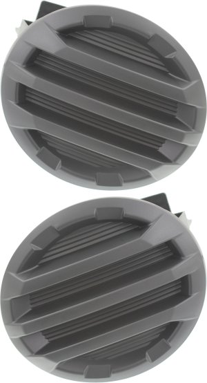 Front Fog Light Cover for Subaru Outback 2005-2017, Right (Passenger) and Left (Driver), Black Replacement Pair/Set
