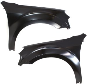 Front Fender Pair/Set for Subaru Forester 2009-2013, Right (Passenger) and Left (Driver), Primed (Ready to Paint), Steel, Replacement