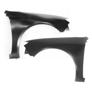 Pair/Set - Front Fender for 2008-2011 Subaru Impreza, Right (Passenger) and Left (Driver), Sedan/Wagon, Primed (Ready to Paint), Steel Replacement Set
