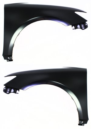 Front Fender Pair/Set for Scion TC 2011-2016, Right (Passenger) and Left (Driver), Primed (Ready to Paint) Replacement
