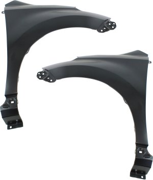 Front Fender Pair/Set for XD 2008-2014, Right (Passenger) and Left (Driver), Primed (Ready to Paint), Steel, Without Signal Light Hole, Replacement