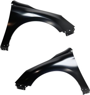 Front Fender Pair/Set for Subaru Outback 2015-2019, Right (Passenger) and Left (Driver), Primed (Ready to Paint), Steel, Replacement