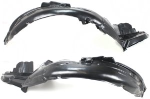 Front Fender Liner Pair/Set for Subaru Impreza 2006-2007, Right (Passenger) and Left (Driver) Side Replacement