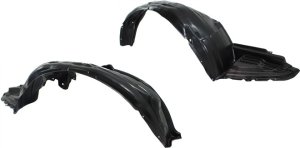 Front Fender Liner Pair/Set for Subaru Impreza 2008-2011, Right (Passenger) and Left (Driver), Excluding WRX STI Models - Replacement