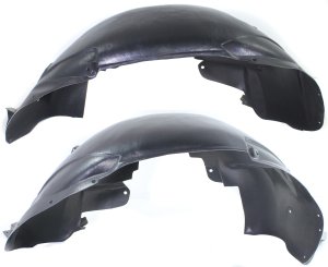 Front Fender Liner Pair/Set for Saturn Sky 2007-2010, Right (Passenger) and Left (Driver) Sides, Replacement Parts