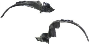 Front Fender Liner Pair/Set for 2004-2005 Subaru Impreza Sedan, Right (Passenger) and Left (Driver) Sides, Replacement